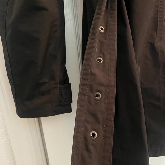 Vintage -Black- Burberry Brit Trench Coat - Picture 13 of 13